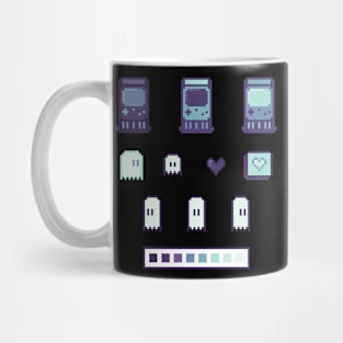 Retro Arcade Ghost pixel art collection Mug